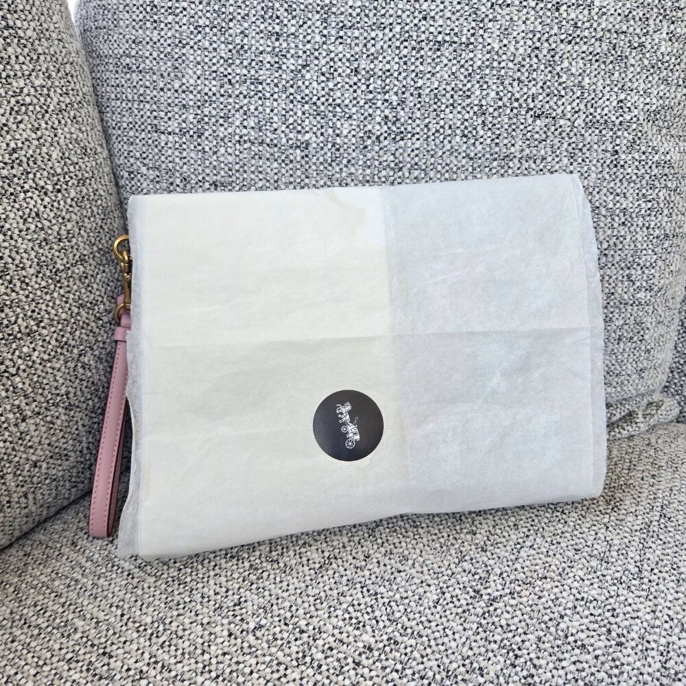 Coach Charlie Pouch In Signature Canvas - Picture 4 of 16